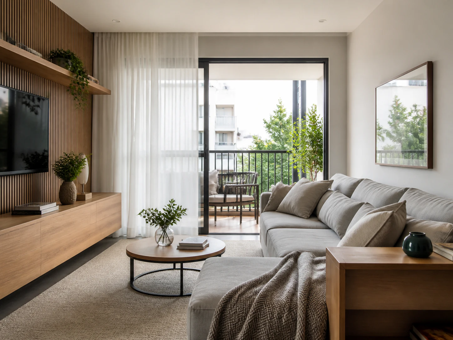 Interior de uma residência moderna